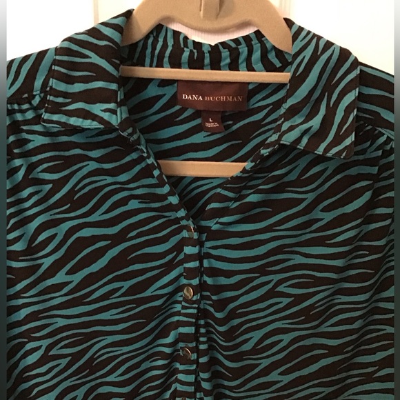Dana Buchman Blouse Lg - Picture 3 of 6